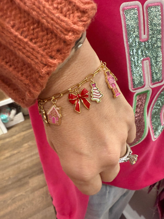 Holiday Story Charm Bracelet