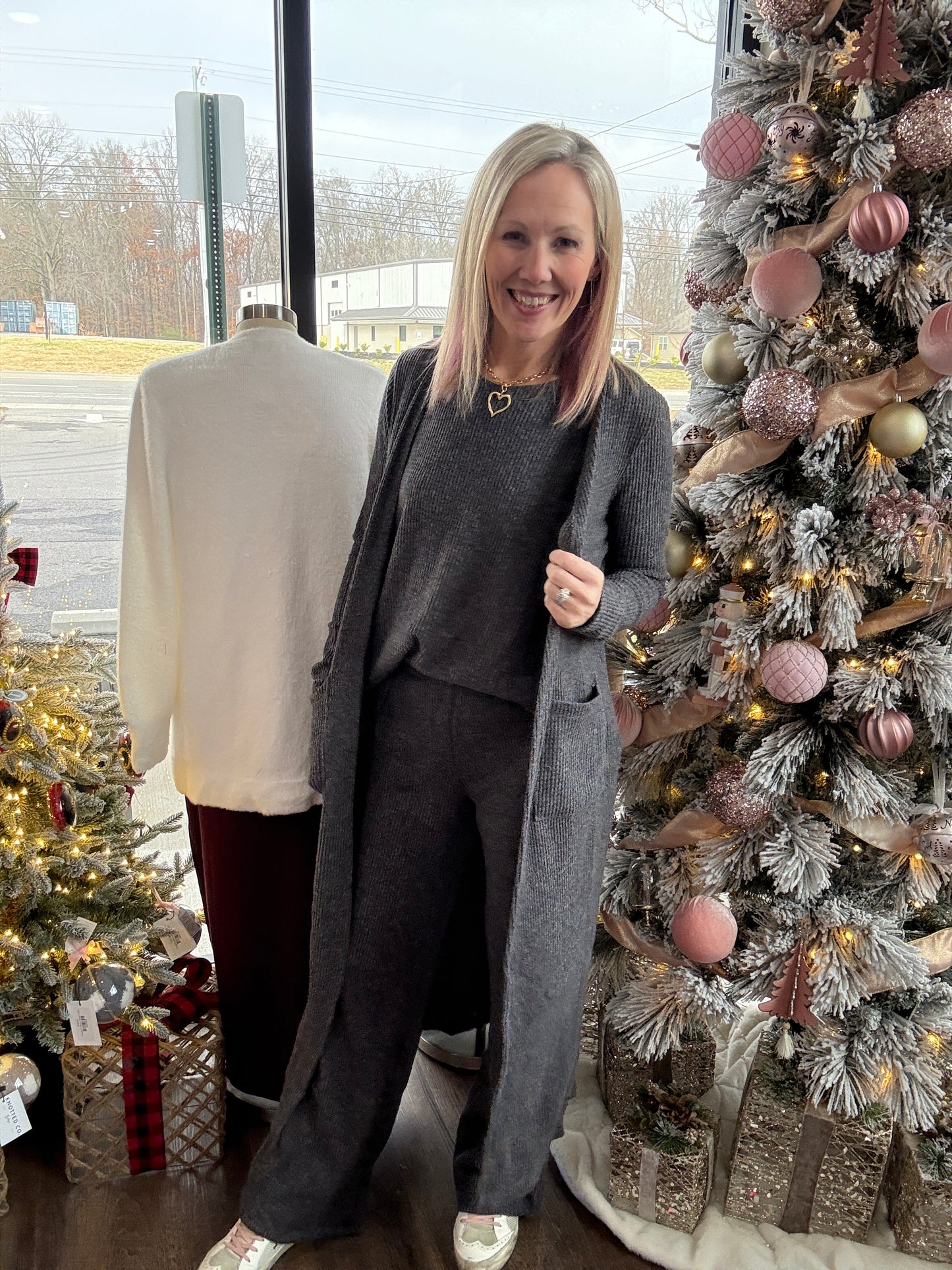 Cozy Trio Thermal Set- Charcoal