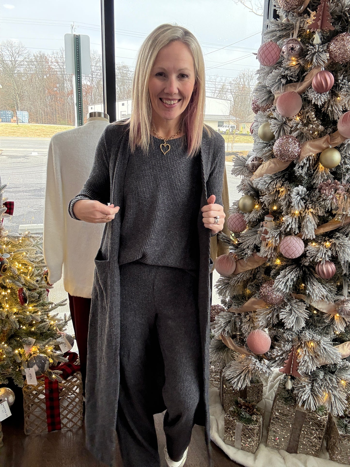 Cozy Trio Thermal Set- Charcoal