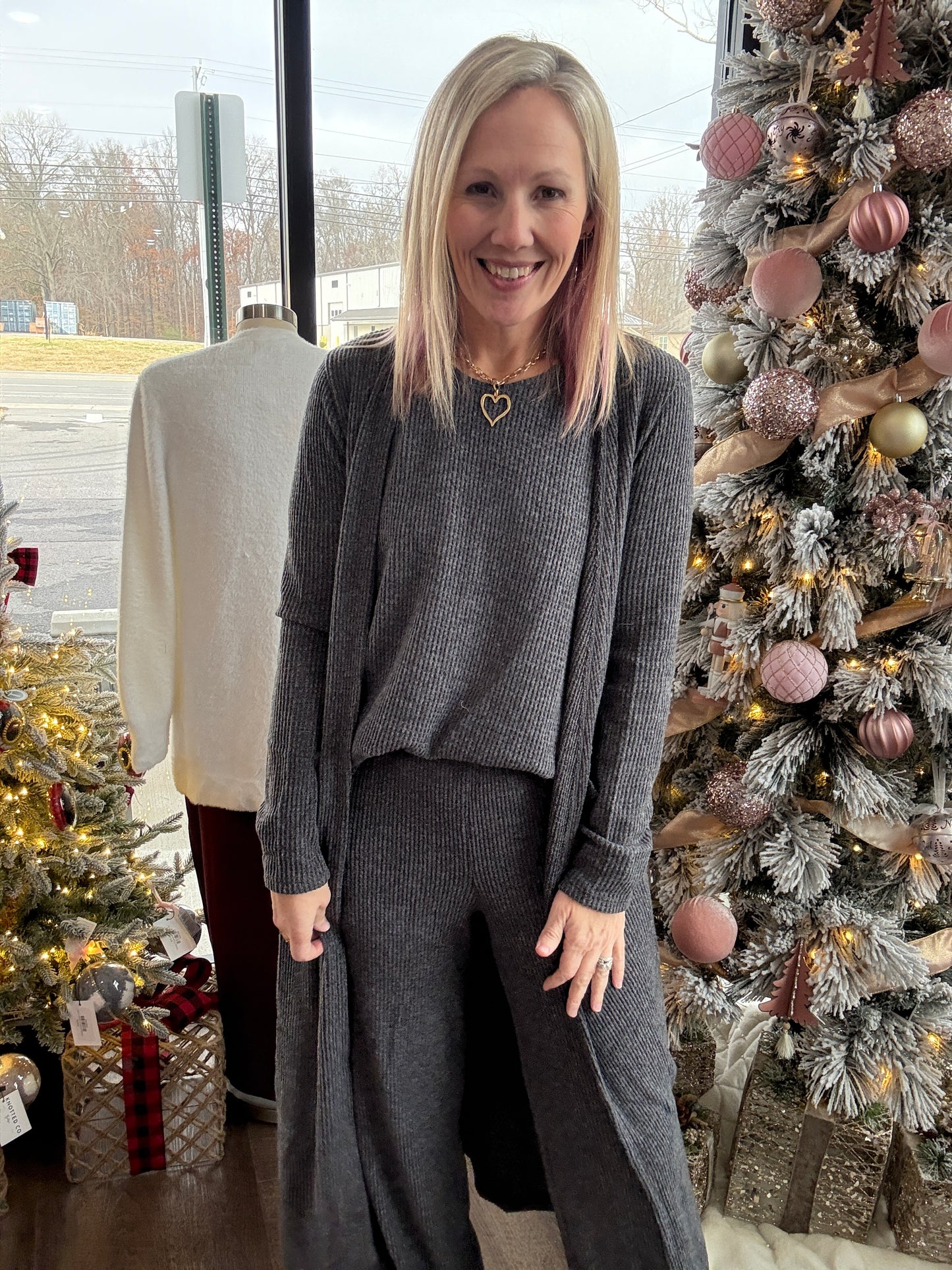 Cozy Trio Thermal Set- Charcoal