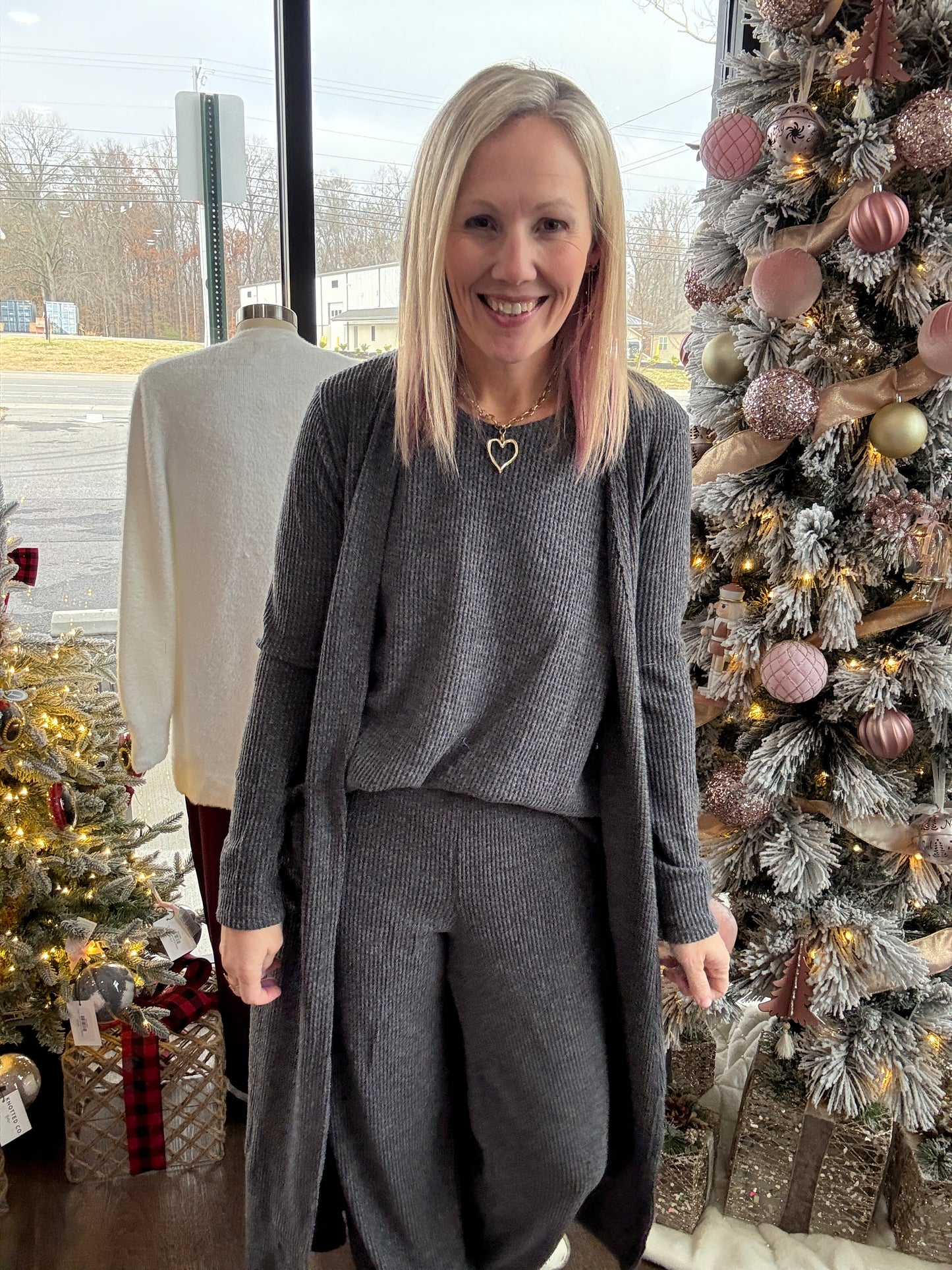 Cozy Trio Thermal Set- Charcoal