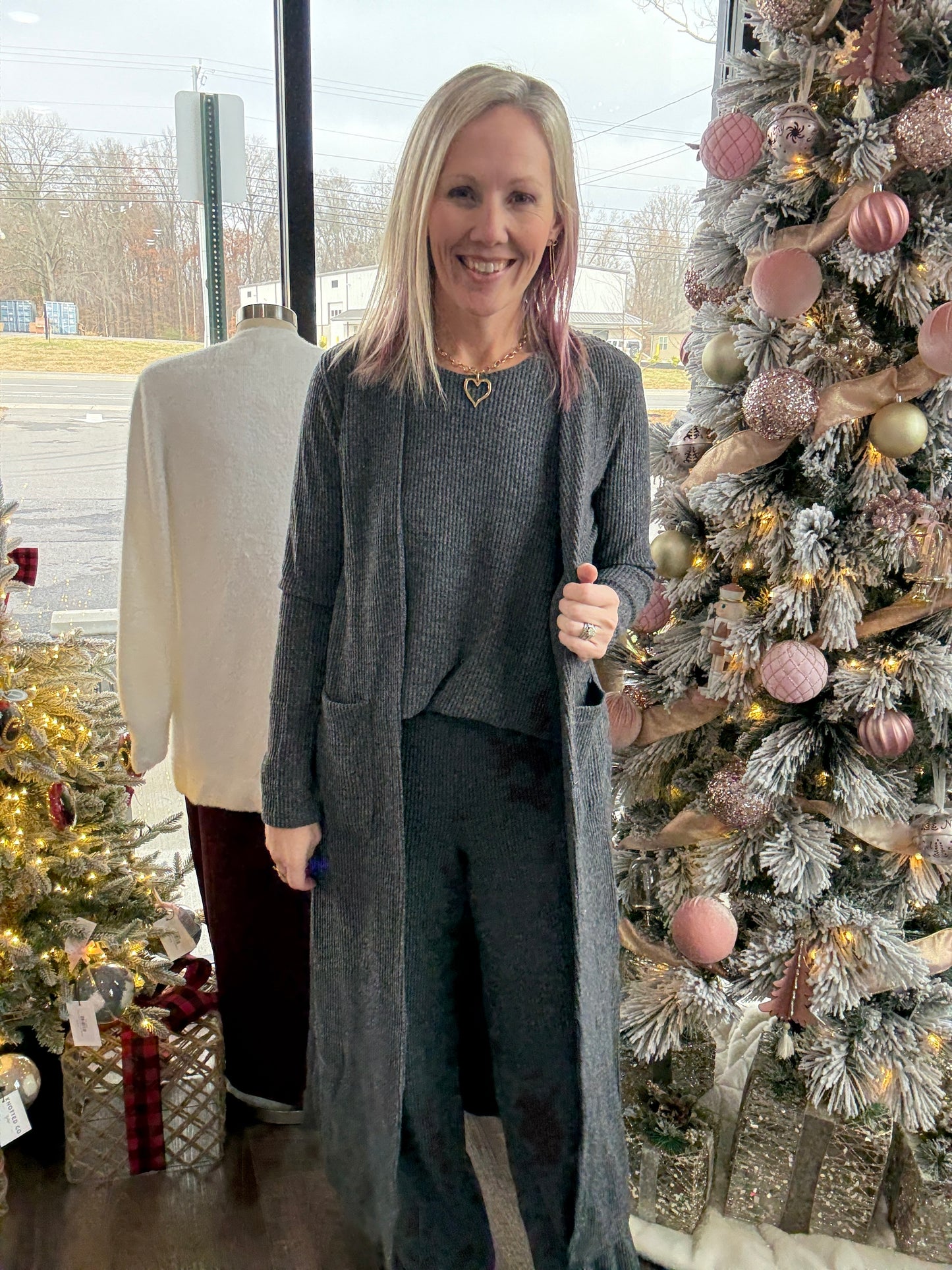 Cozy Trio Thermal Set- Charcoal