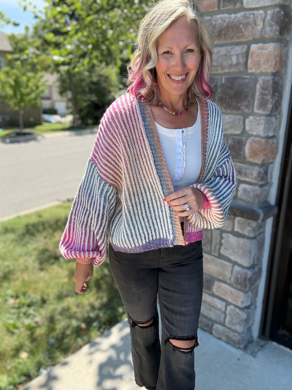 Chasing Rainbows Cardigan
