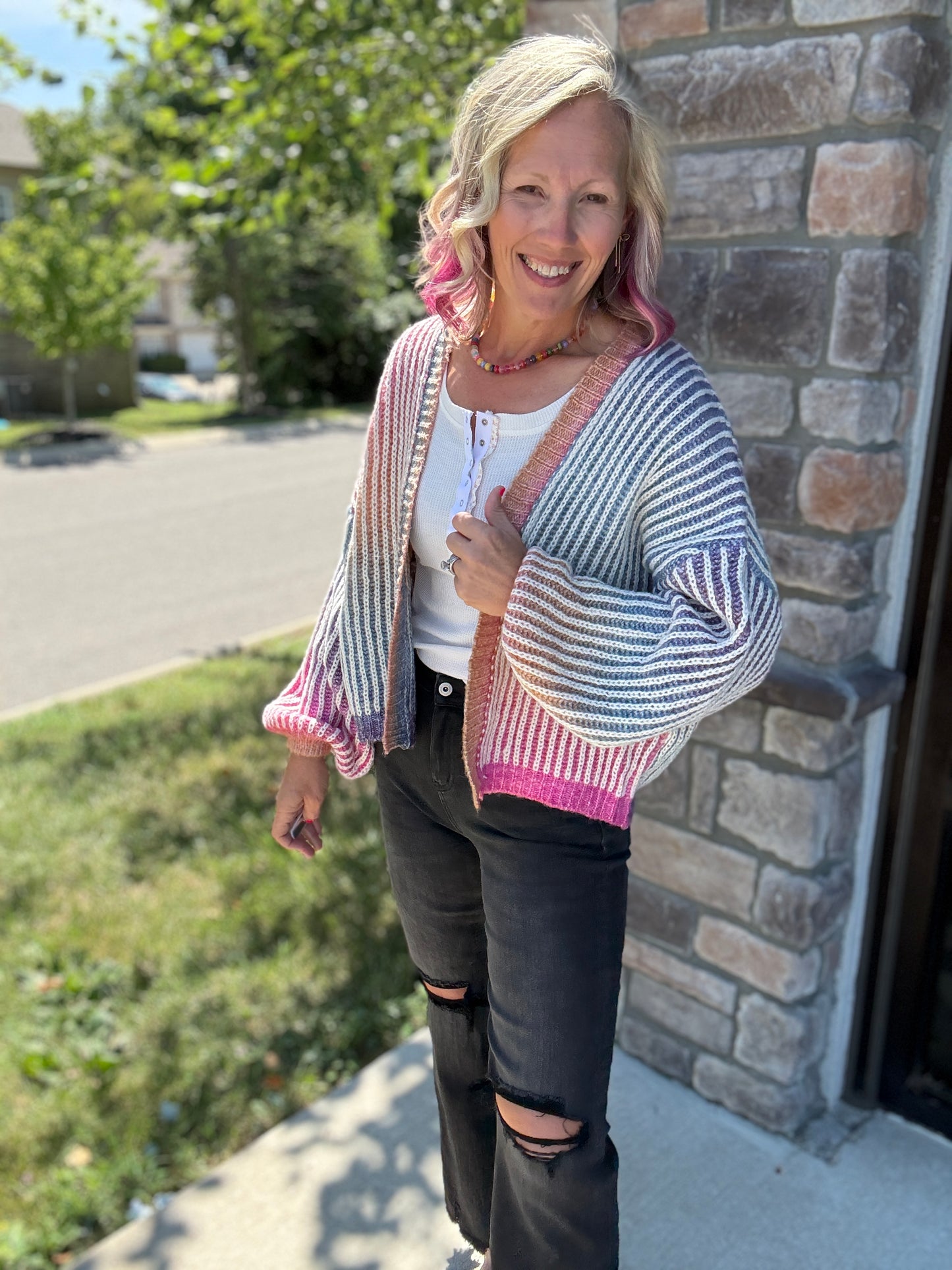 Chasing Rainbows Cardigan