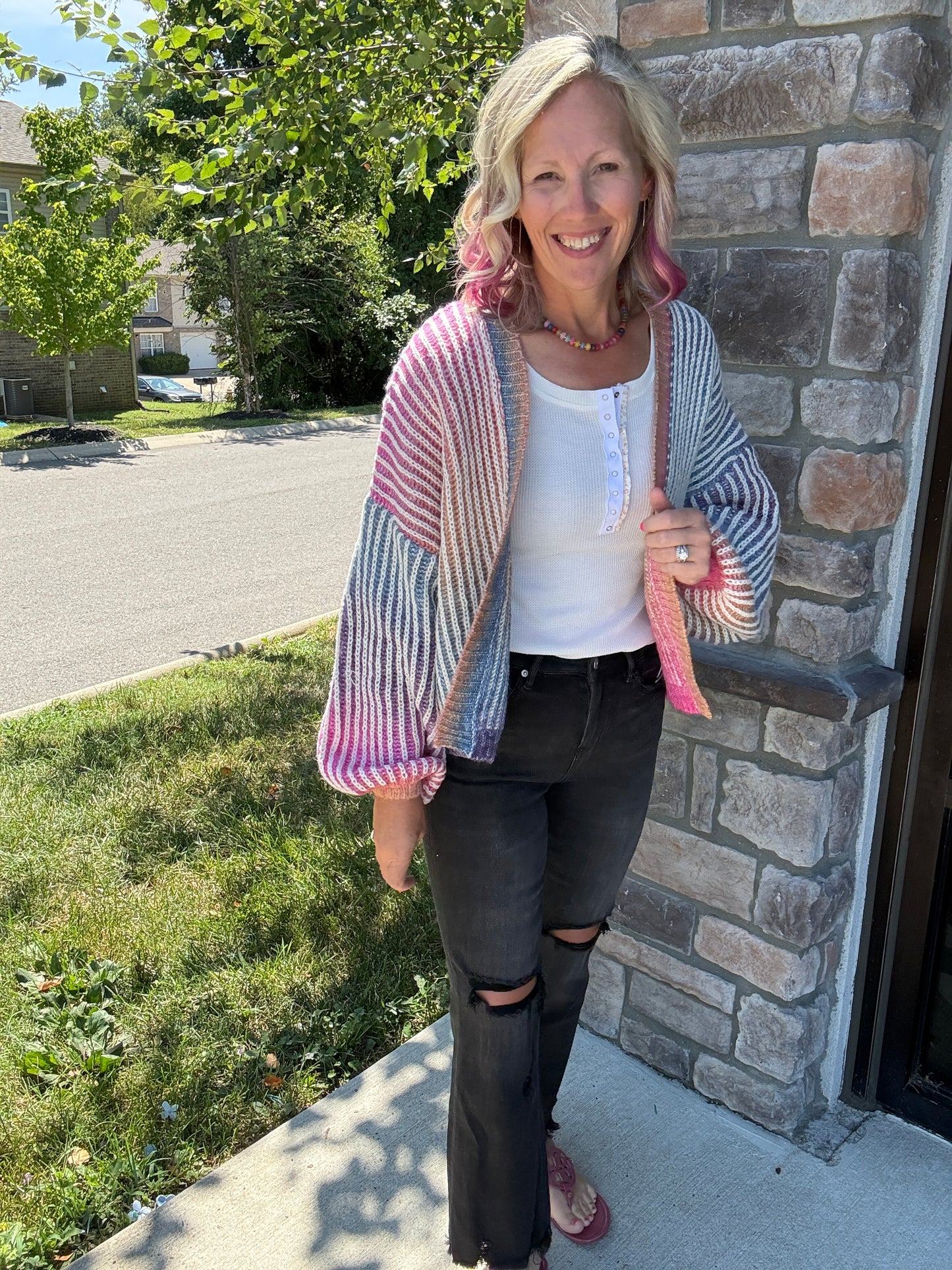Chasing Rainbows Cardigan
