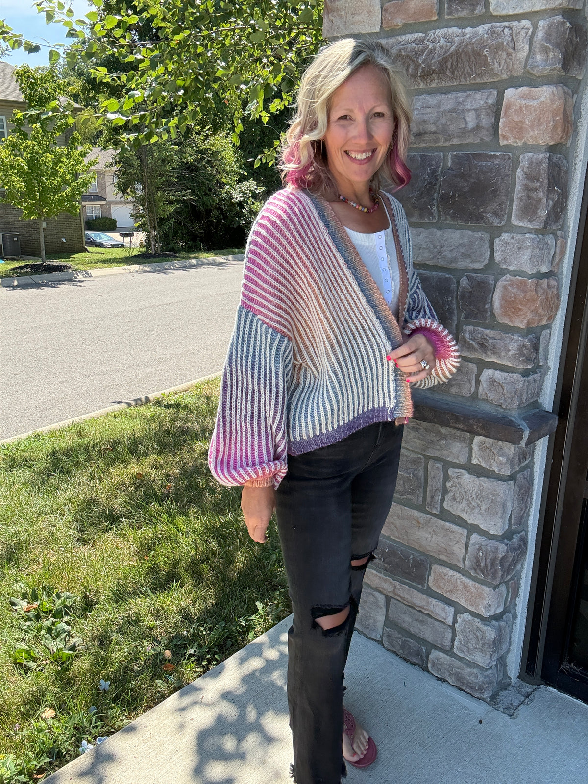 Chasing Rainbows Cardigan