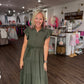 The Goldie Dress- Green