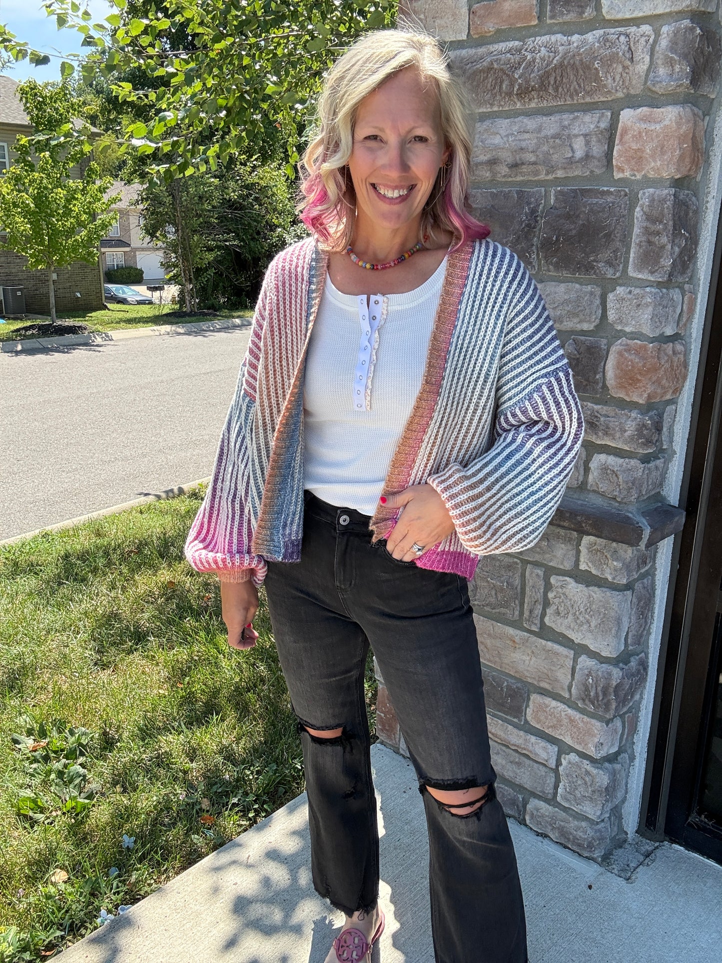 Chasing Rainbows Cardigan