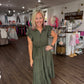 The Goldie Dress- Green