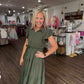 The Goldie Dress- Green