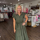 The Goldie Dress- Green