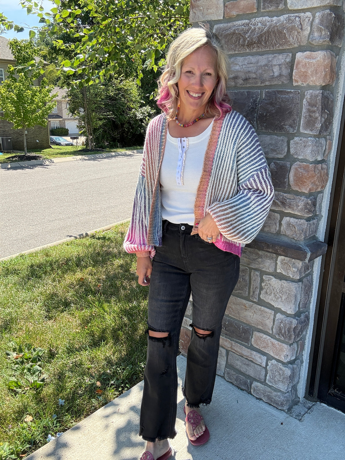 Chasing Rainbows Cardigan