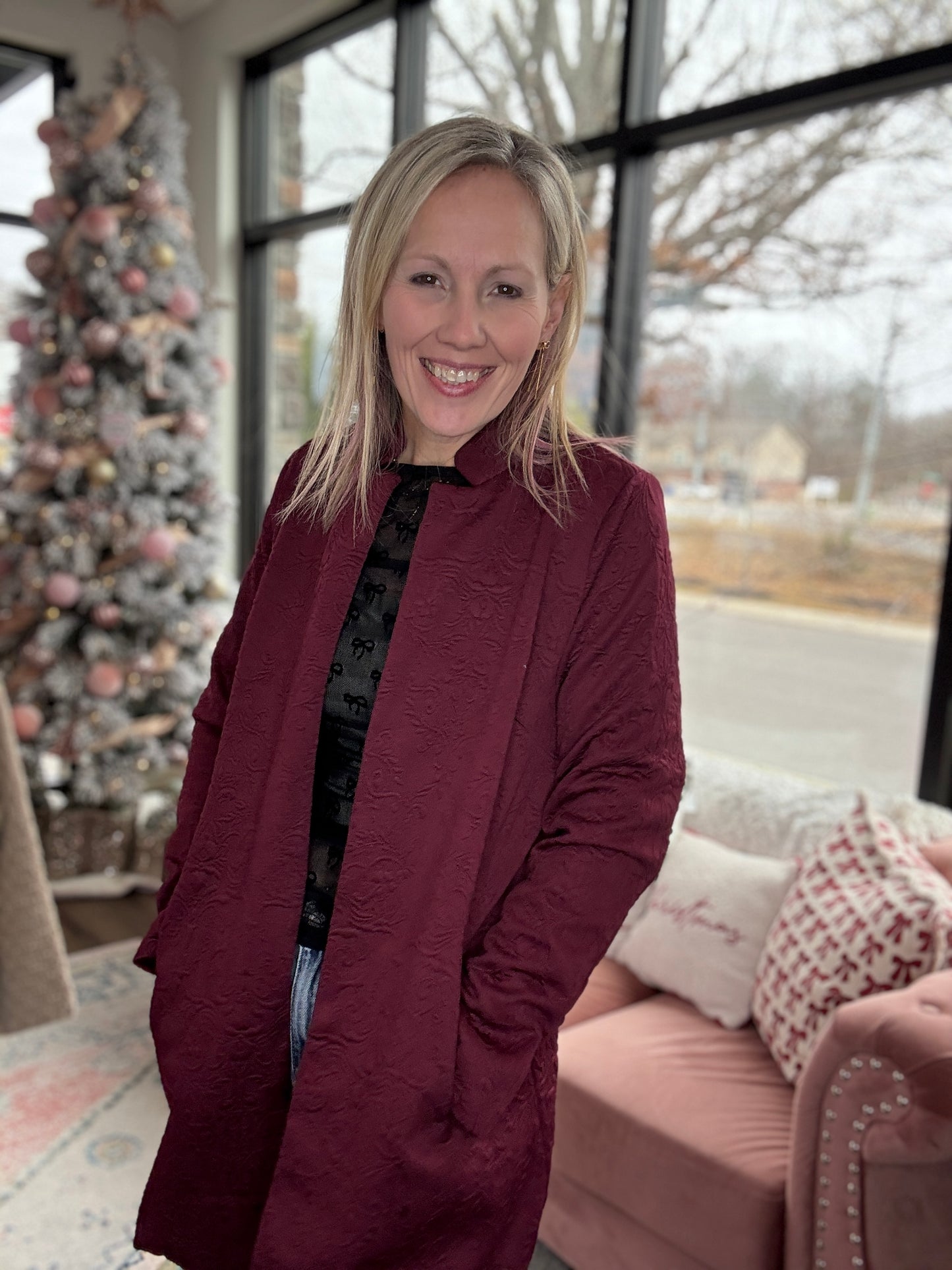 ❄️Vintage Wine Jacket