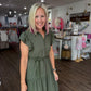 The Goldie Dress- Green