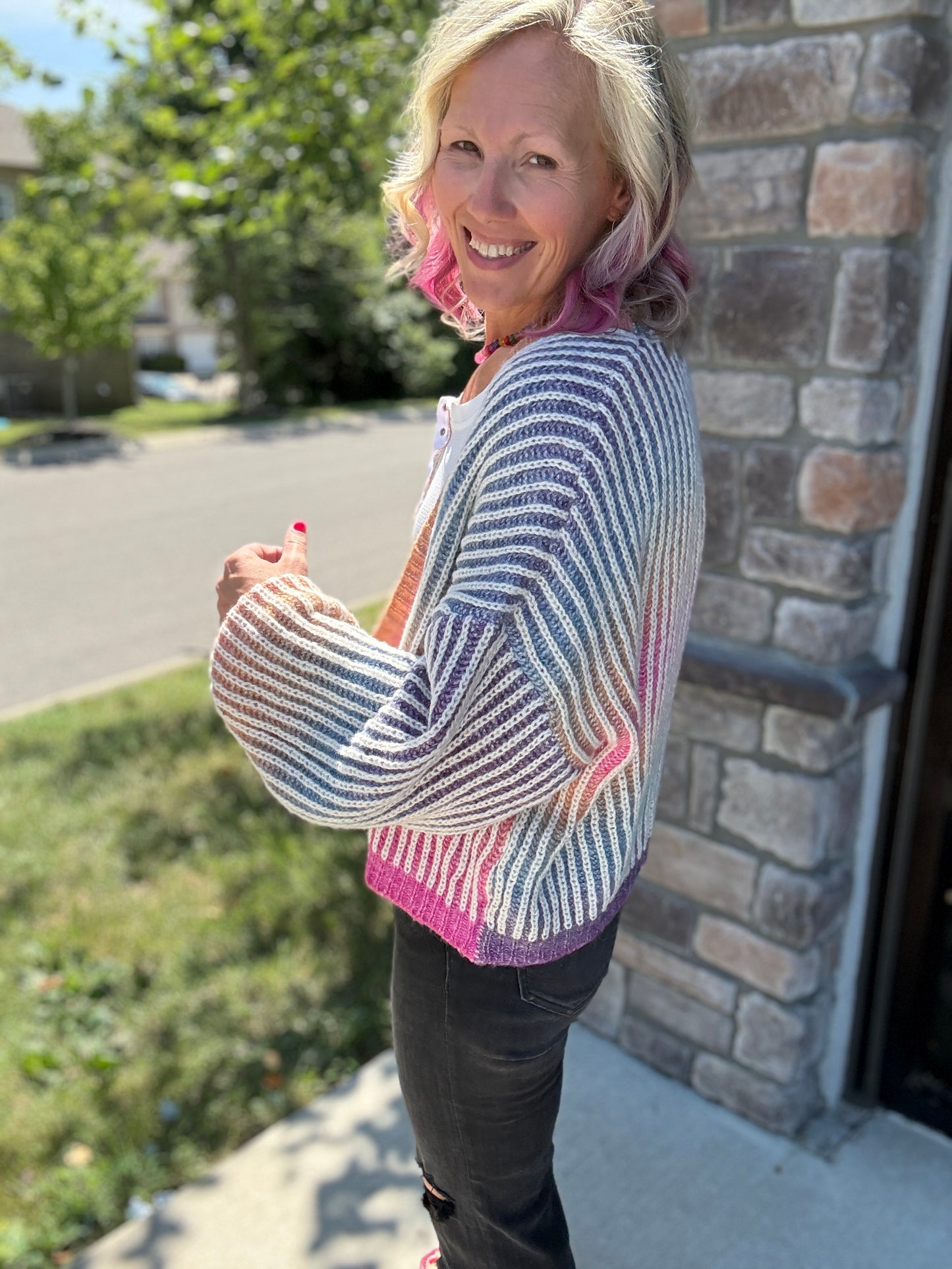 Chasing Rainbows Cardigan