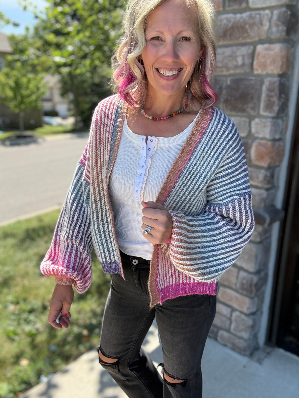 Chasing Rainbows Cardigan