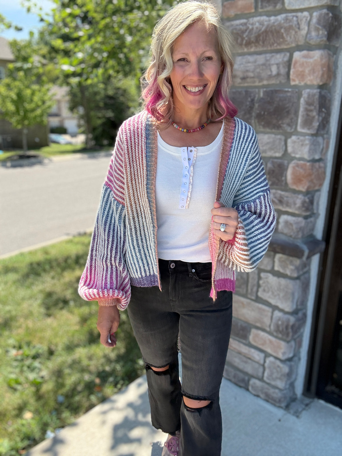 Chasing Rainbows Cardigan