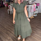 The Goldie Dress- Green