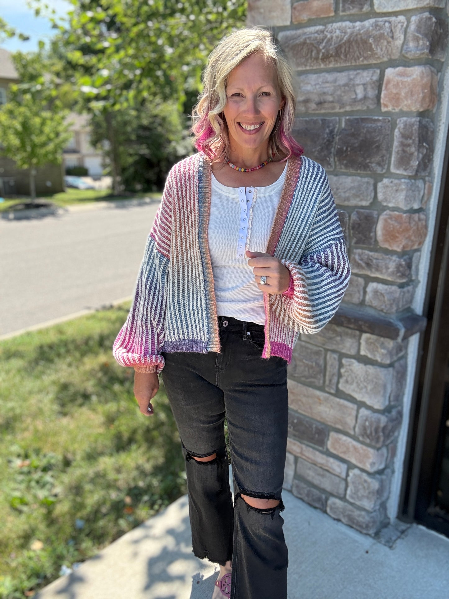 Chasing Rainbows Cardigan