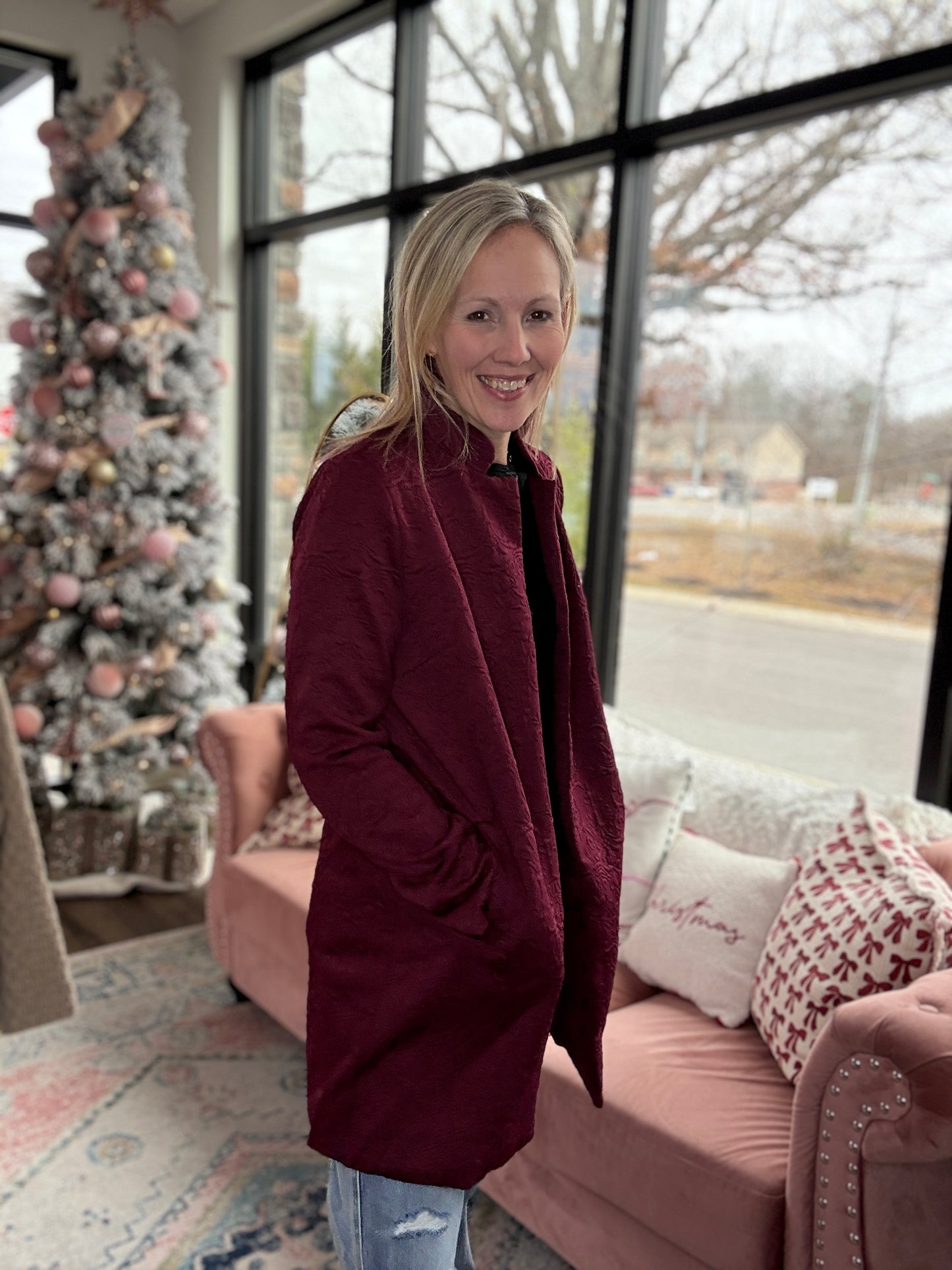 ❄️Vintage Wine Jacket