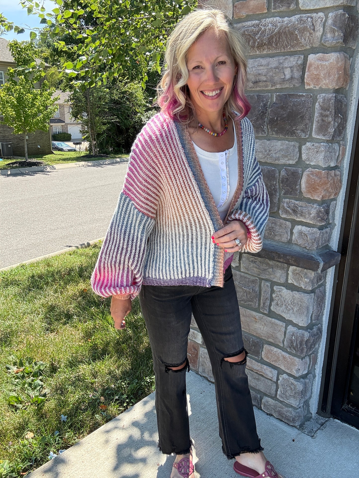 Chasing Rainbows Cardigan