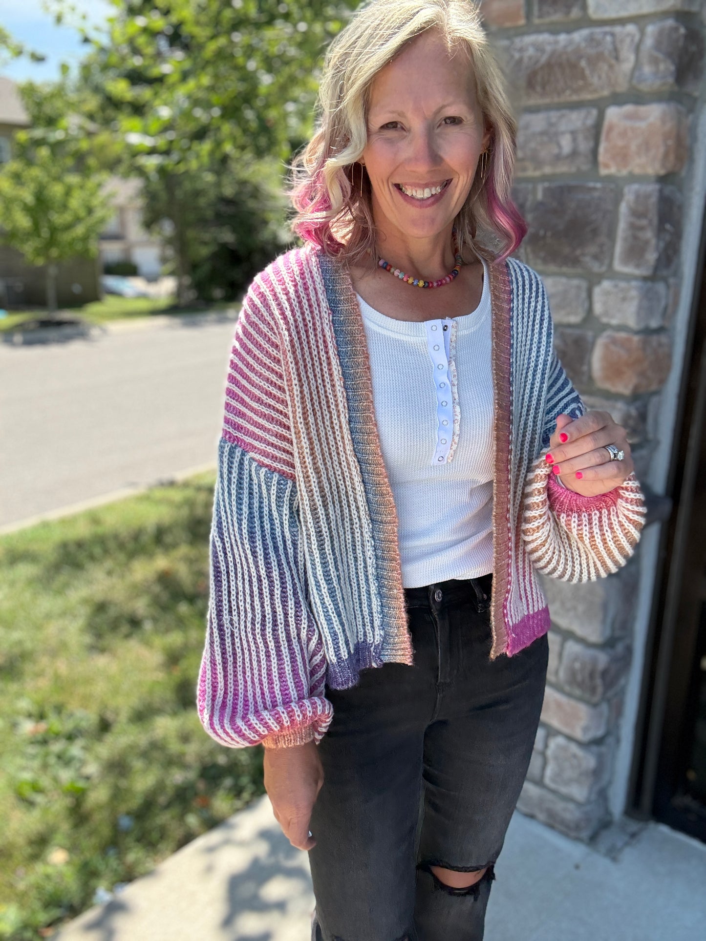 Chasing Rainbows Cardigan