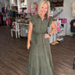 The Goldie Dress- Green