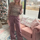 Daydream Pocket Pant- Wine