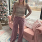 Daydream Pocket Pant- Wine