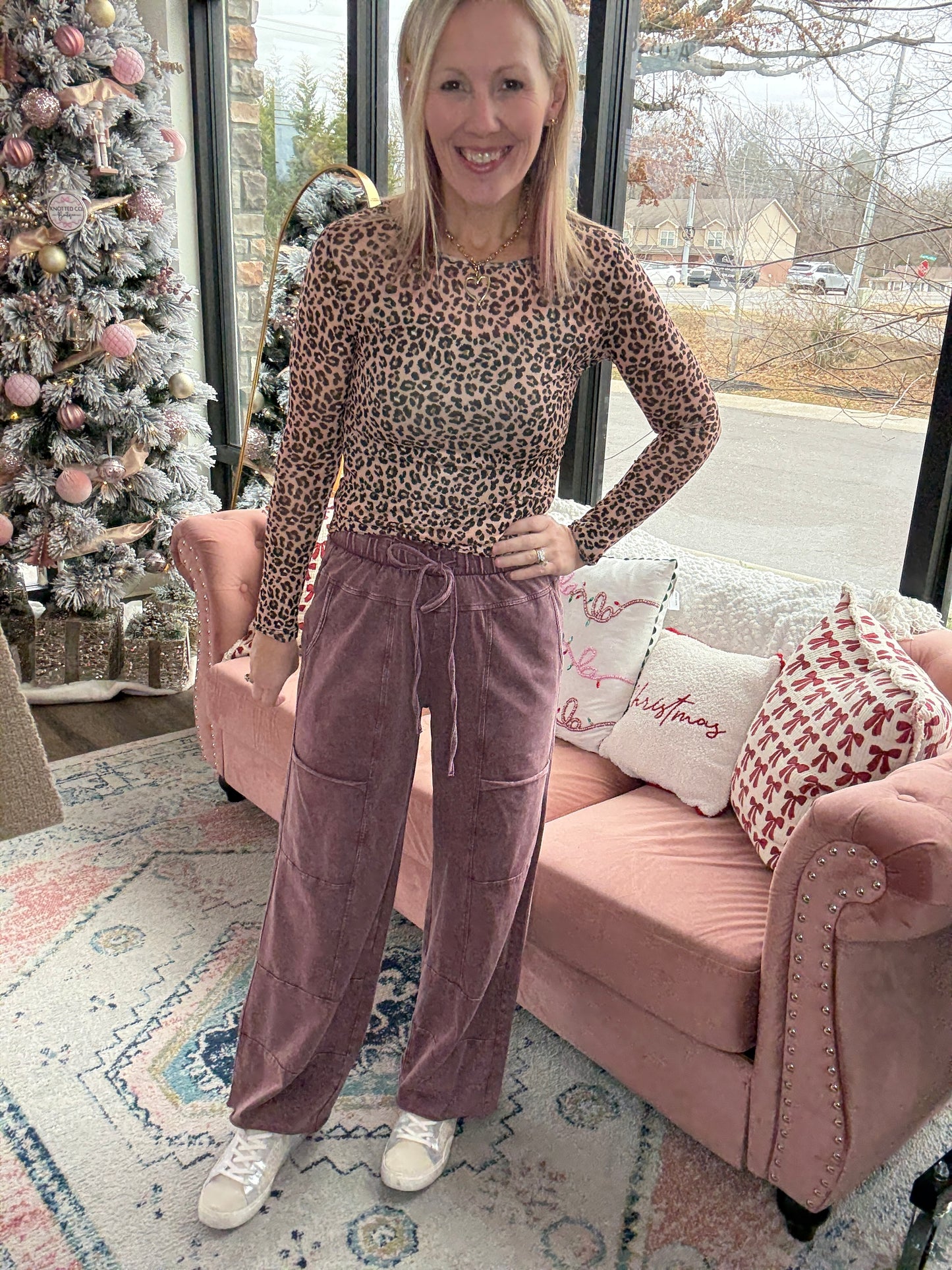 Daydream Pocket Pant- Wine