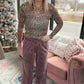 Daydream Pocket Pant- Wine