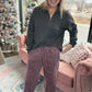 Daydream Pocket Pant- Wine
