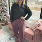 Daydream Pocket Pant- Wine