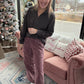 Daydream Pocket Pant- Wine