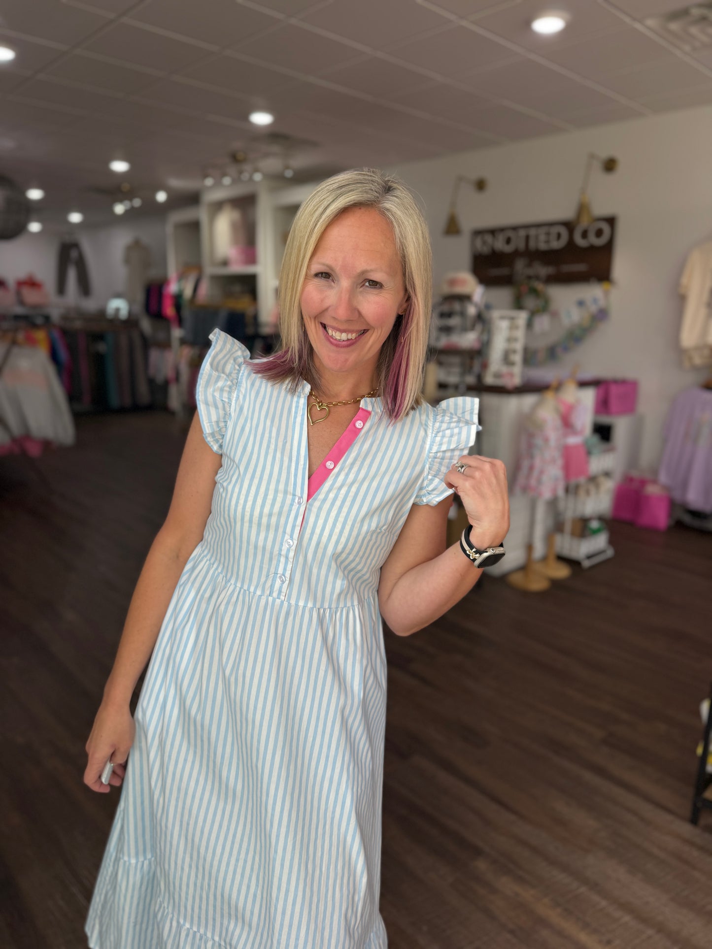 Sweet Stripes Dress
