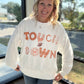 Touchdowns & Bows Sweatshirt- White