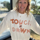 Touchdowns & Bows Sweatshirt- White