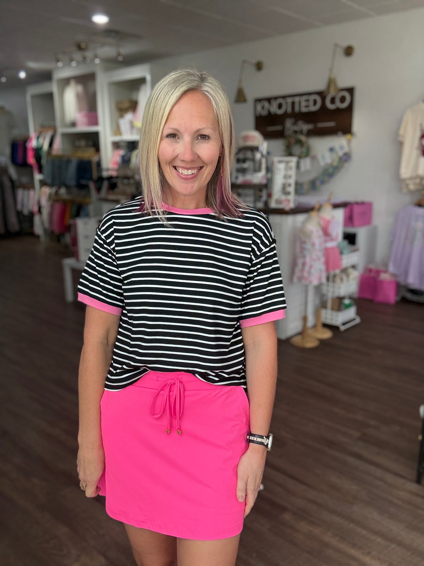 Neon Pink Skort