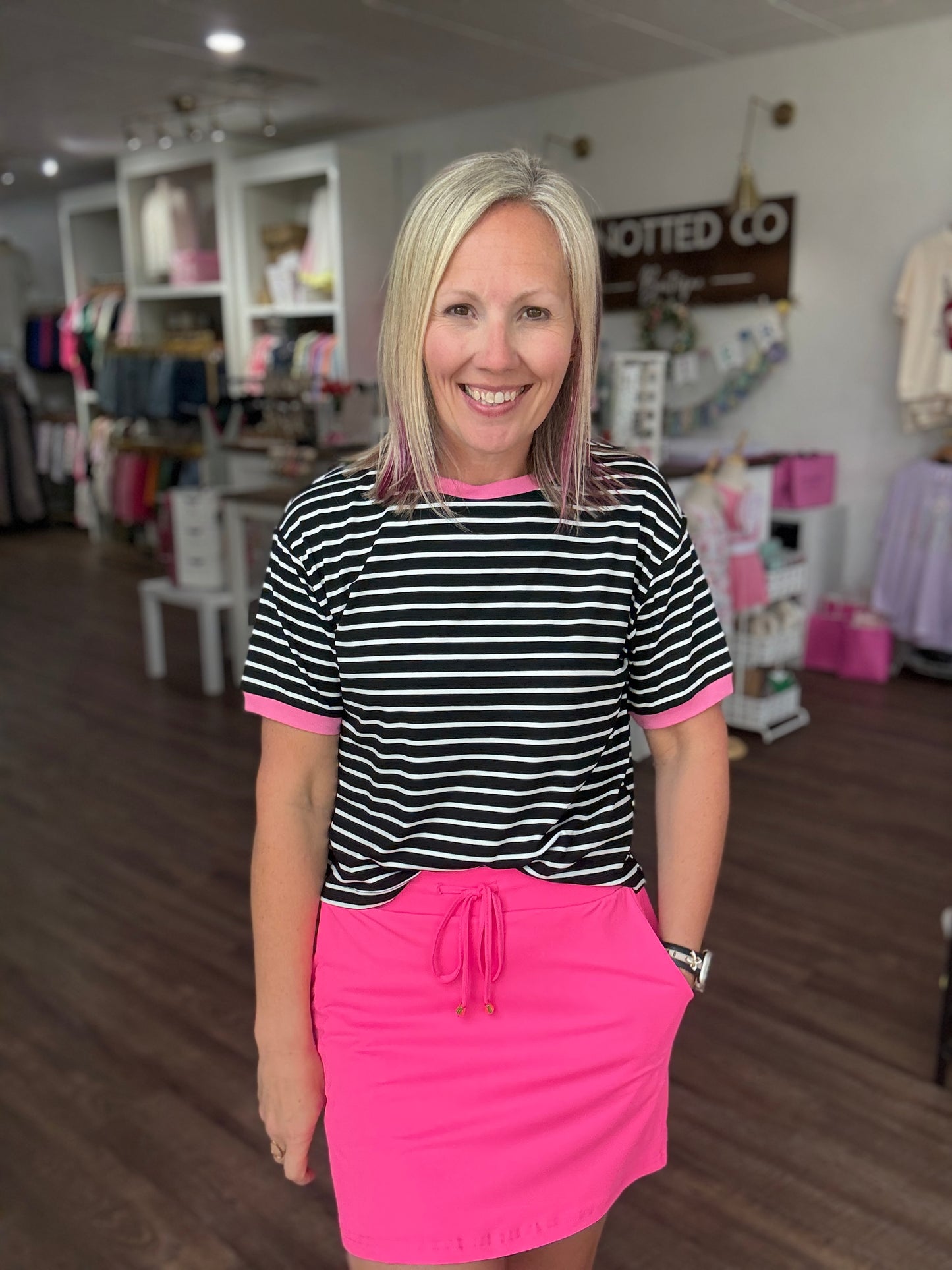 Neon Pink Skort