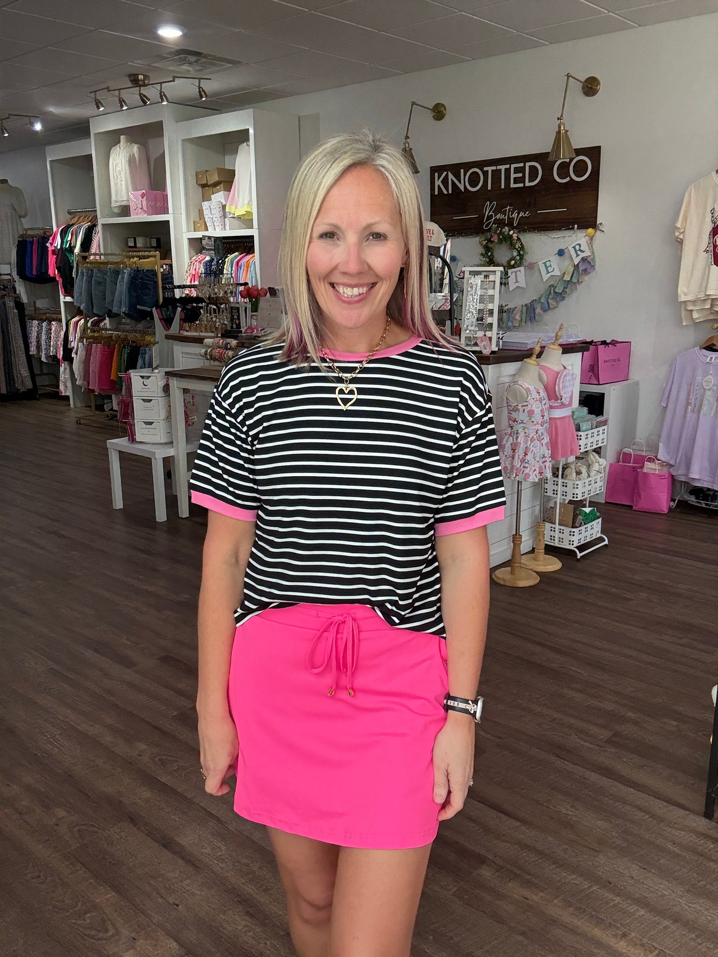 Neon Pink Skort