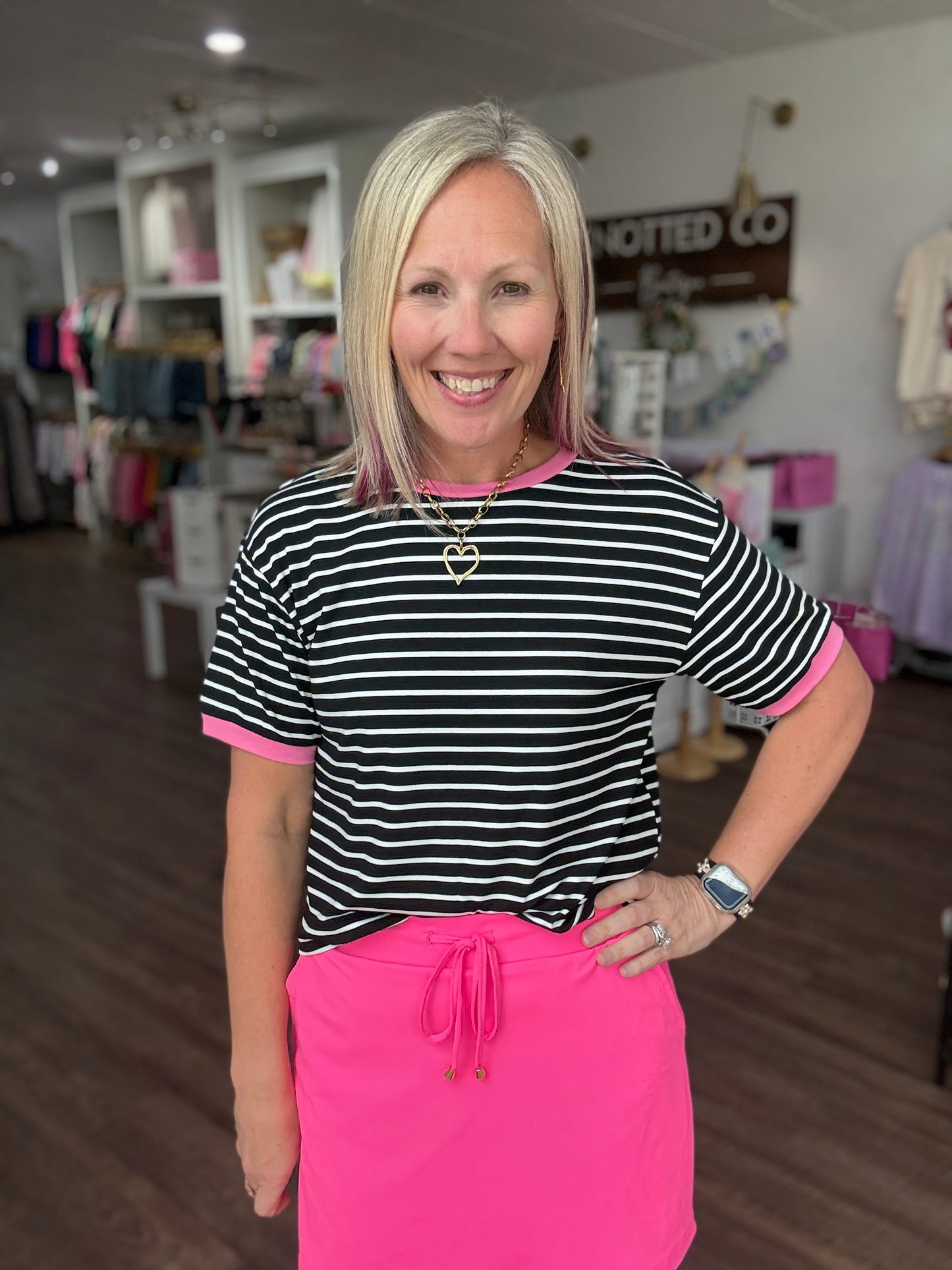 Retro Pop Stripe Tee
