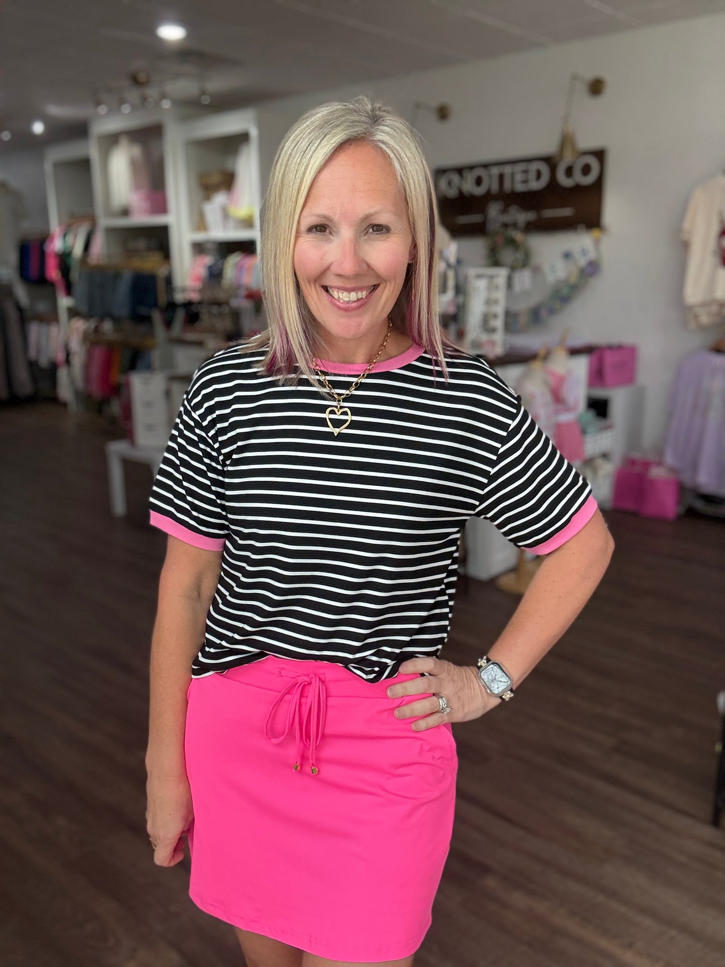 Retro Pop Stripe Tee