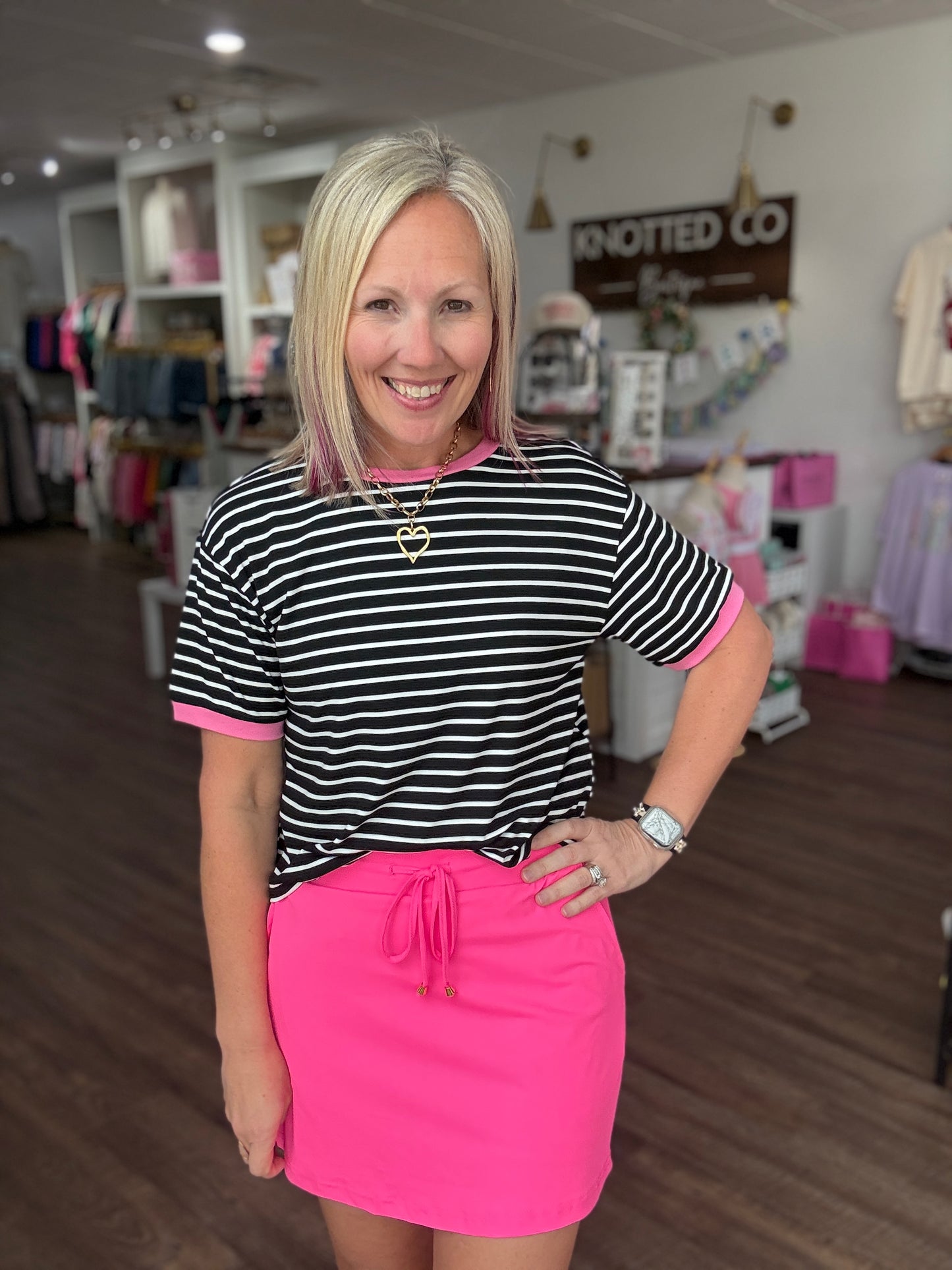 Retro Pop Stripe Tee