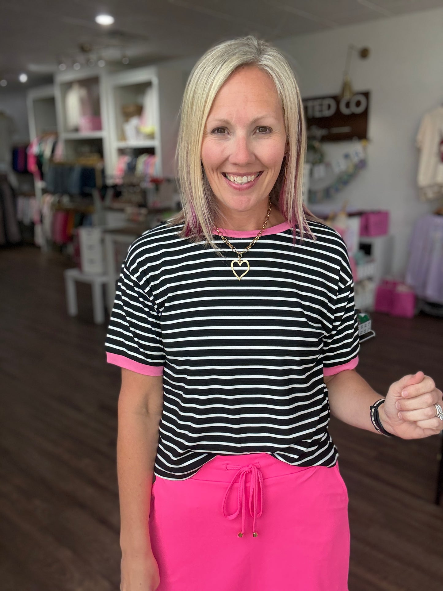 Retro Pop Stripe Tee