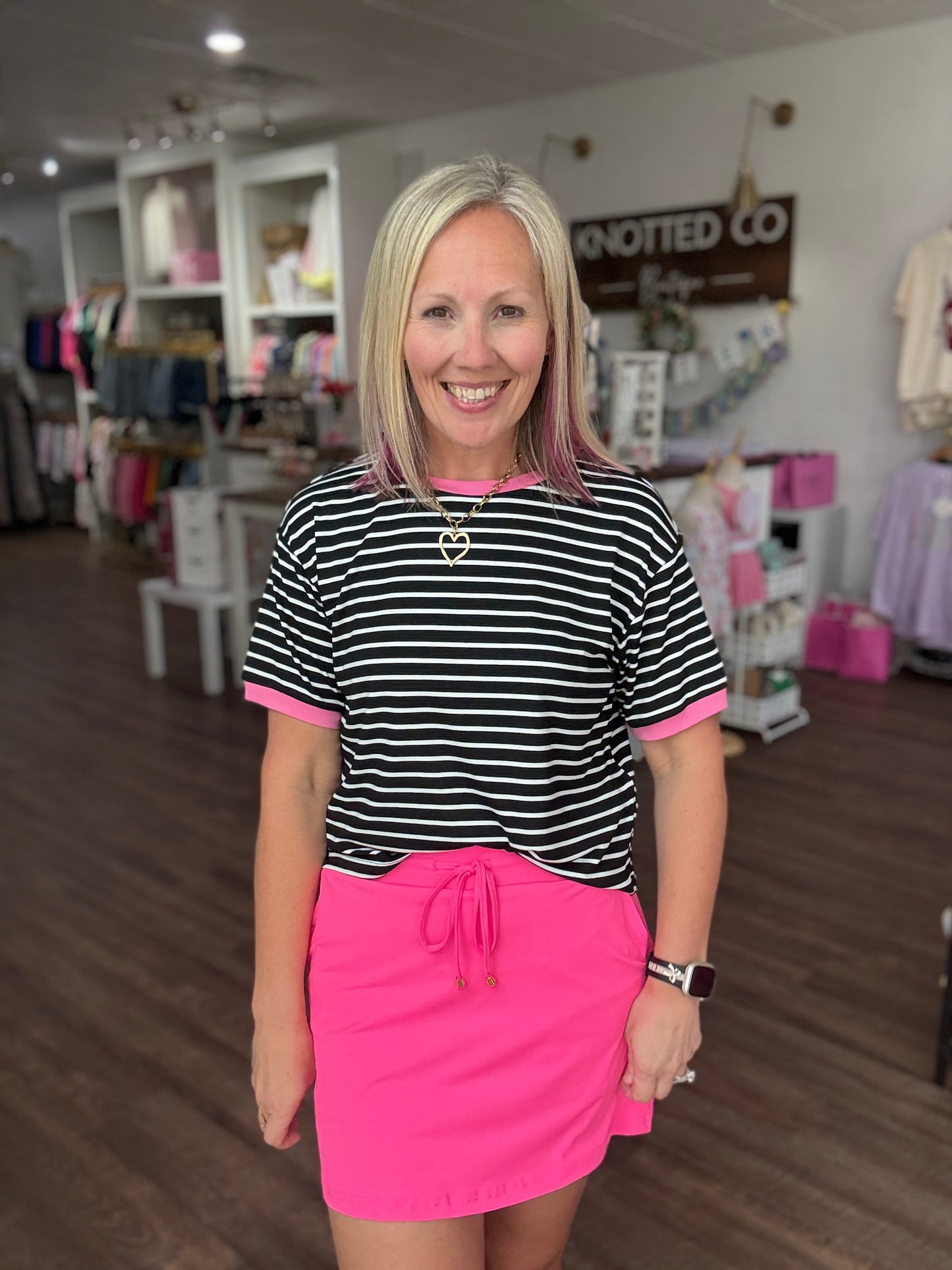 Retro Pop Stripe Tee
