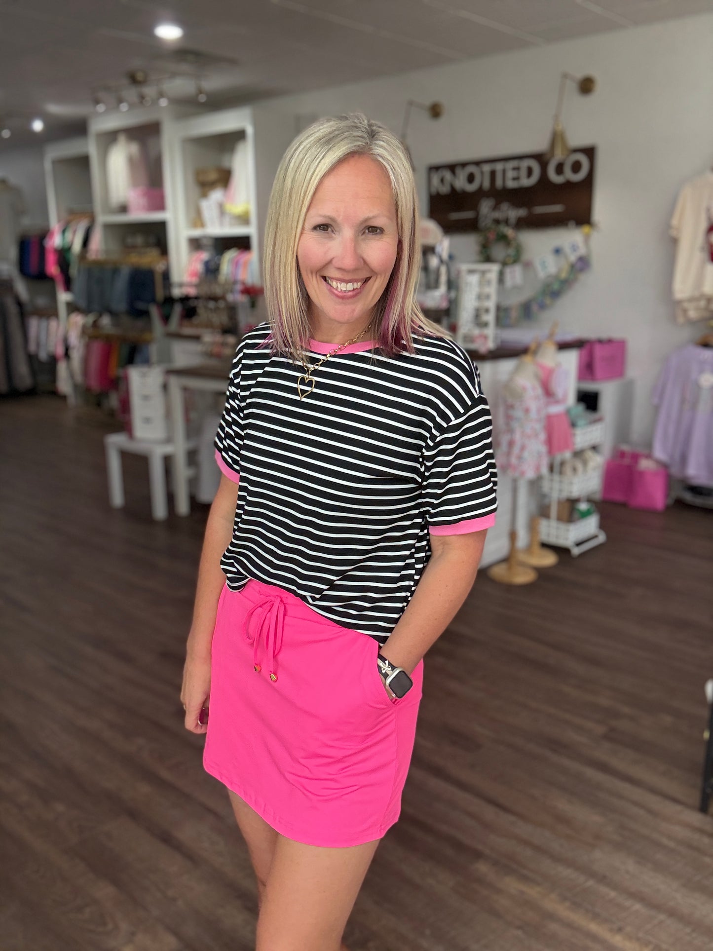 Retro Pop Stripe Tee