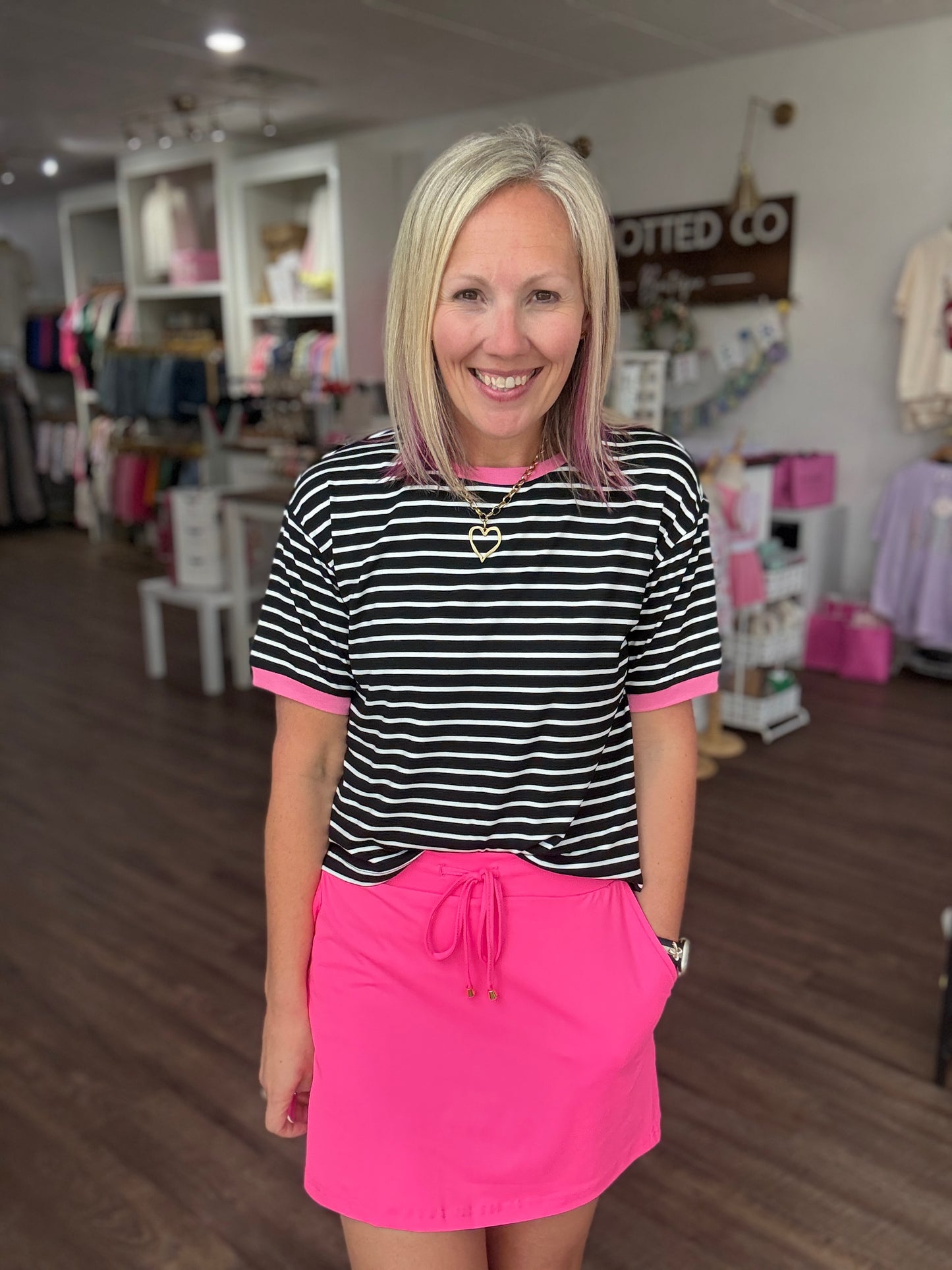Retro Pop Stripe Tee
