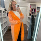 It's Friday Cardi- Orange