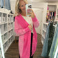 It's Friday Cardi- Pink