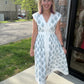 Porcelain Blue Zip Dress